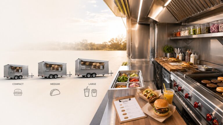 Cómo elegir el mejor tamaño de food trailer según tu menú